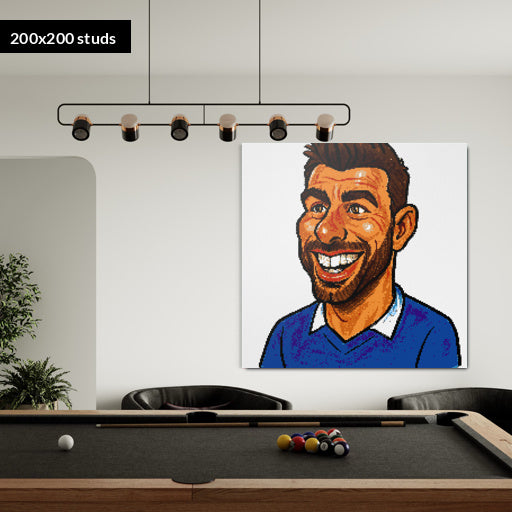 200*200studs, 160*160cm, 63*63inch