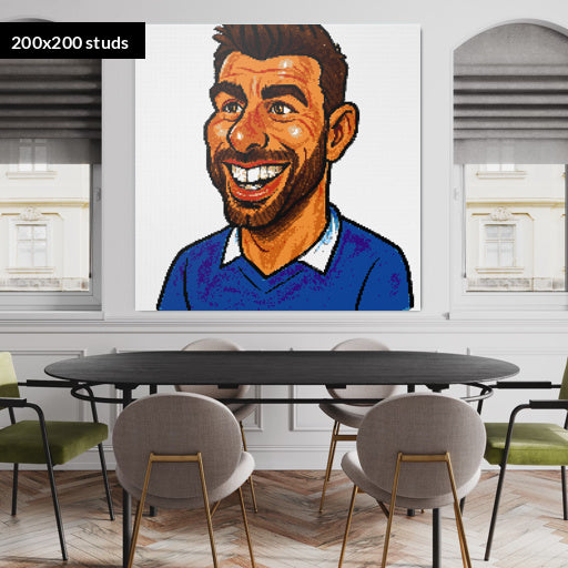 200*200studs, 160*160cm, 63*63inch