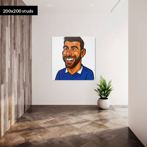 200*200studs, 160*160cm, 63*63inch