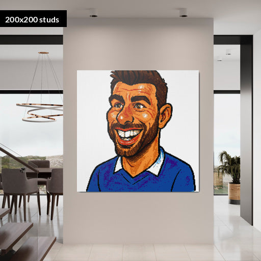 200*200studs, 160*160cm, 63*63inch