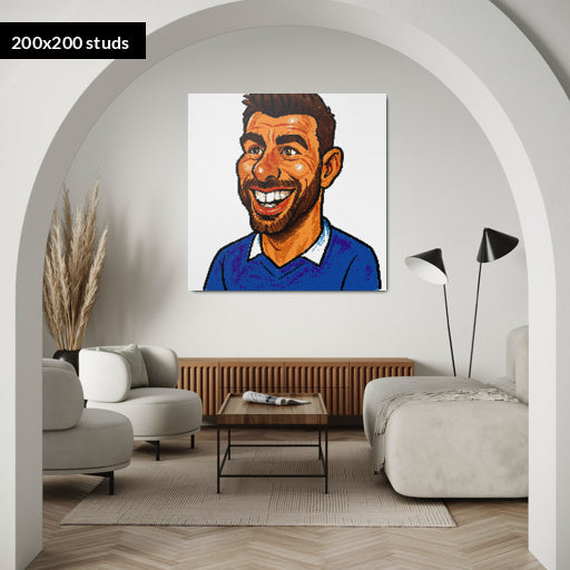 200*200studs, 160*160cm, 63*63inch