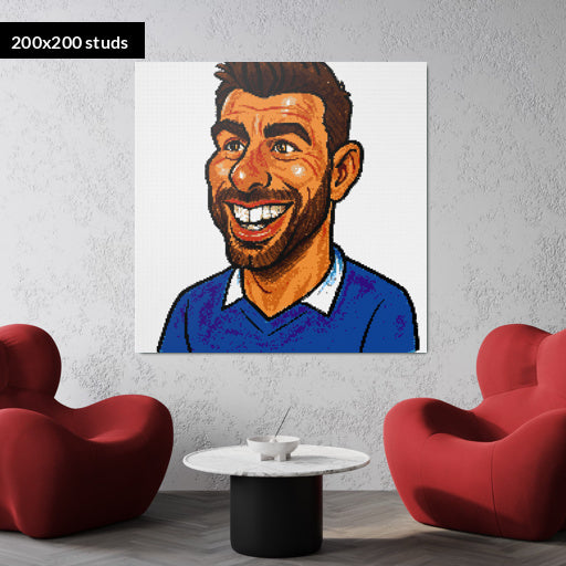 200*200studs, 160*160cm, 63*63inch