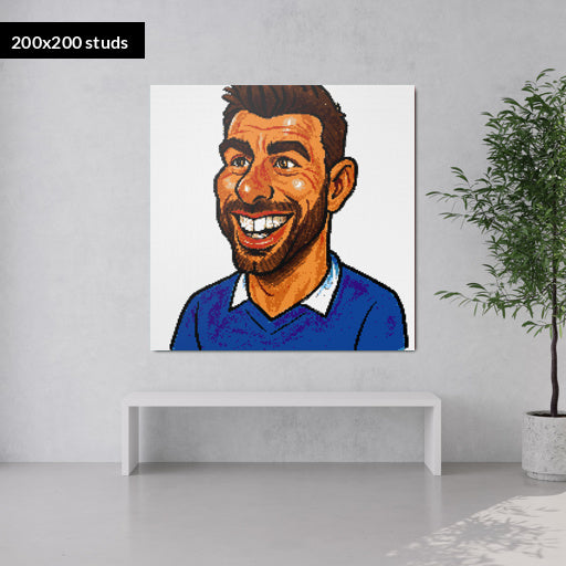 200*200studs, 160*160cm, 63*63inch