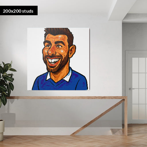 200*200studs, 160*160cm, 63*63inch