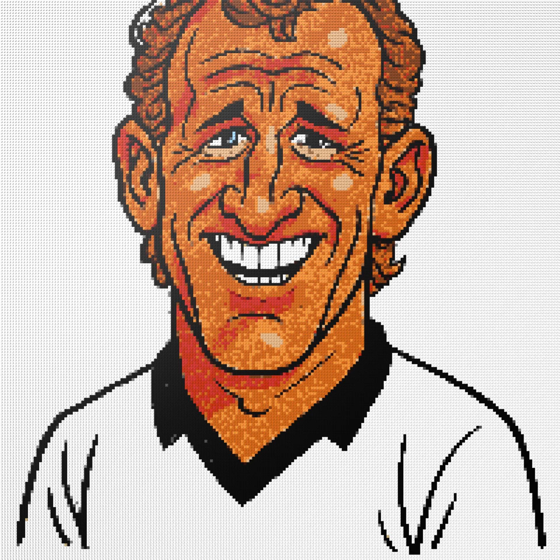 200*200studs, 160*160cm, 63*63inch