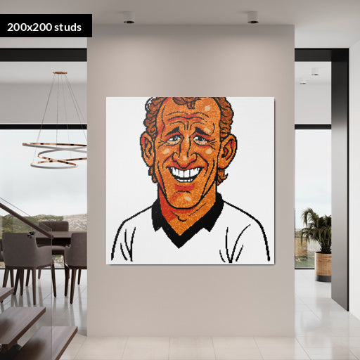 200*200studs, 160*160cm, 63*63inch