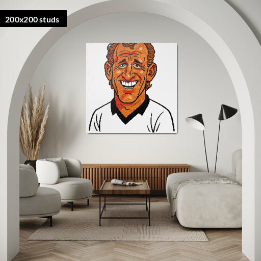 200*200studs, 160*160cm, 63*63inch