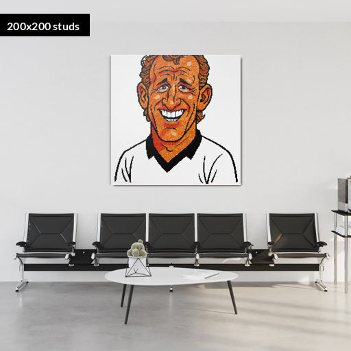 200*200studs, 160*160cm, 63*63inch