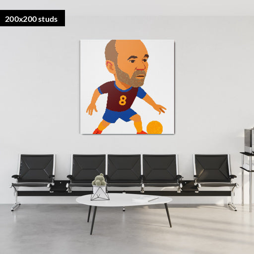 200*200studs, 160*160cm, 63*63inch