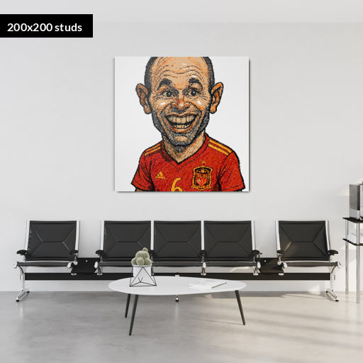 200*200studs, 160*160cm, 63*63inch