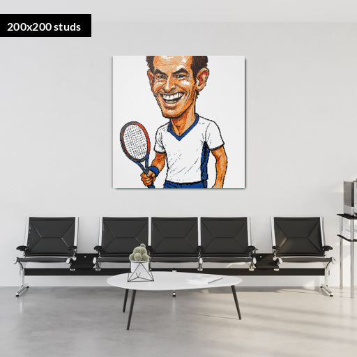 200*200studs, 160*160cm, 63*63inch