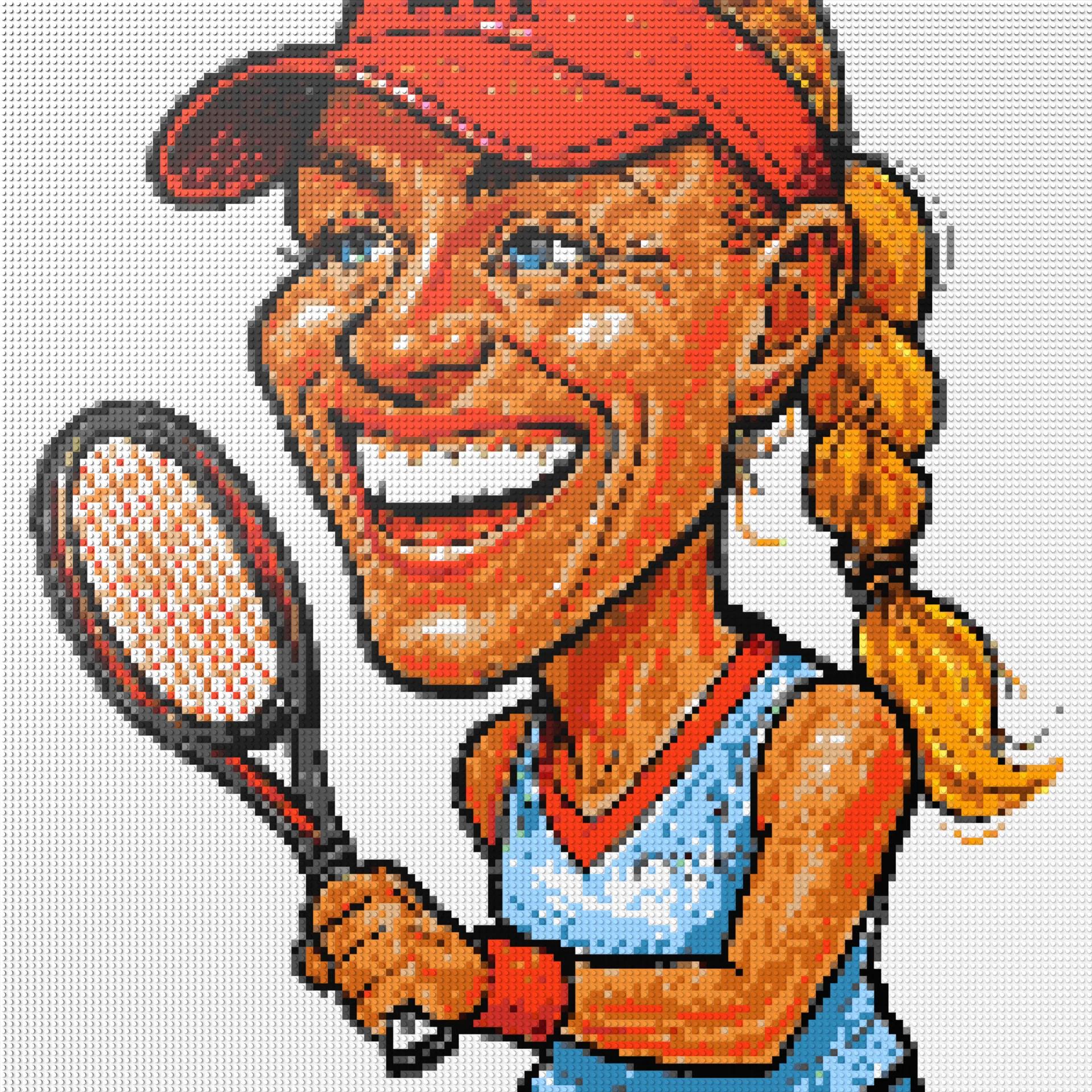 150*150studs, 120*120cm, 47,25*47,25inch