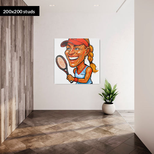 200*200studs, 160*160cm, 63*63inch