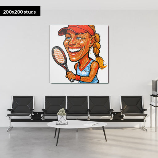 200*200studs, 160*160cm, 63*63inch