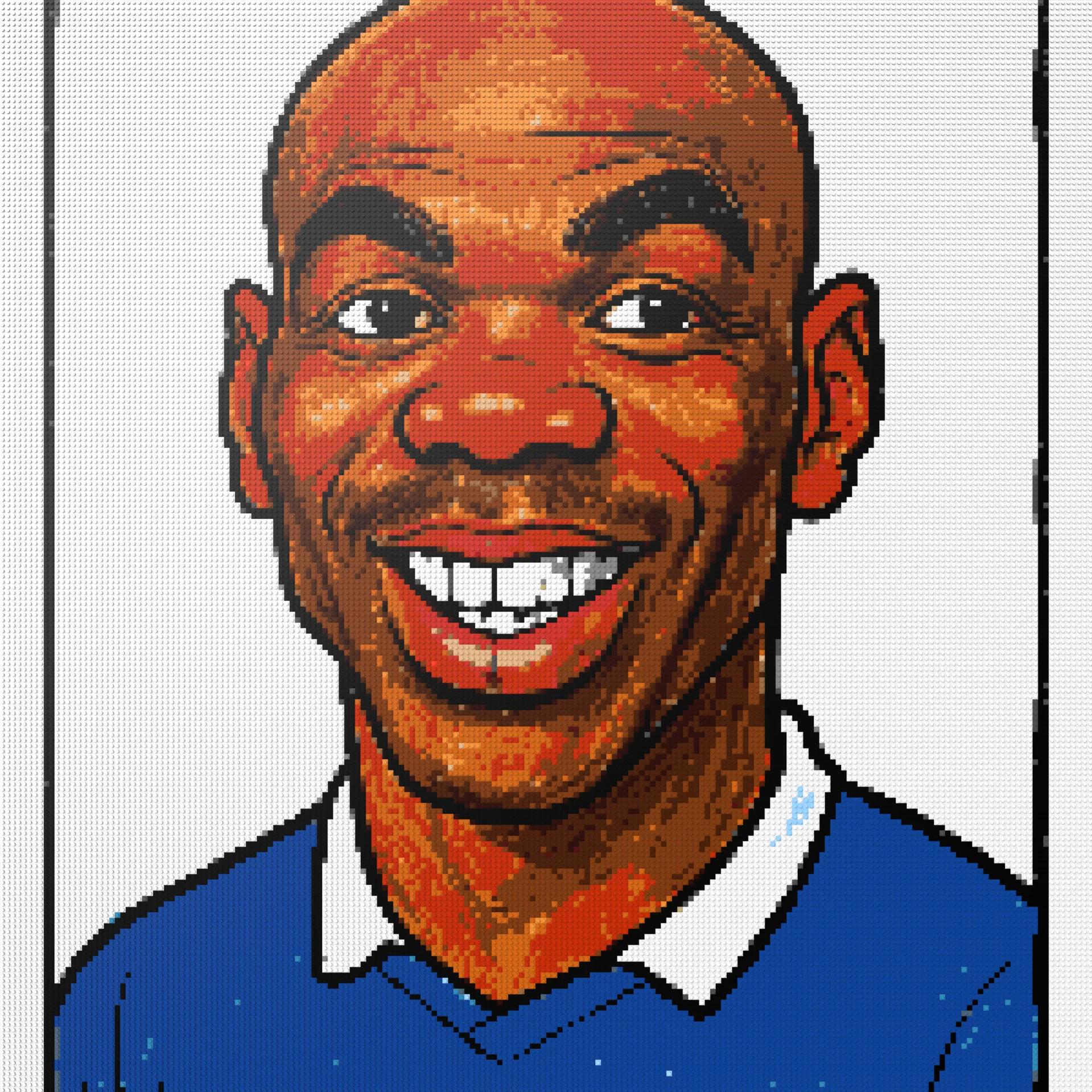 200*200studs, 160*160cm, 63*63inch