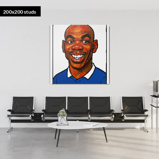 200*200studs, 160*160cm, 63*63inch