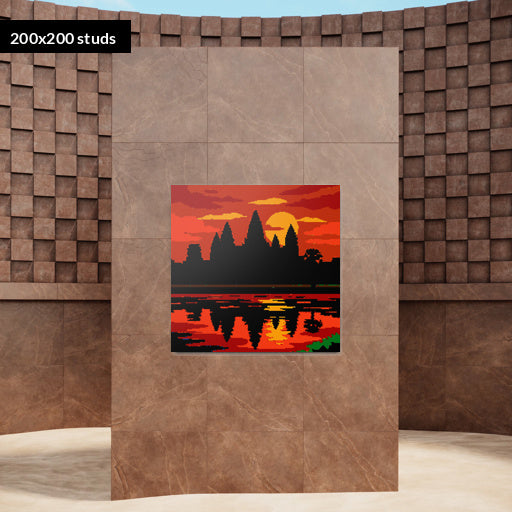 200*200studs, 160*160cm, 63*63inch