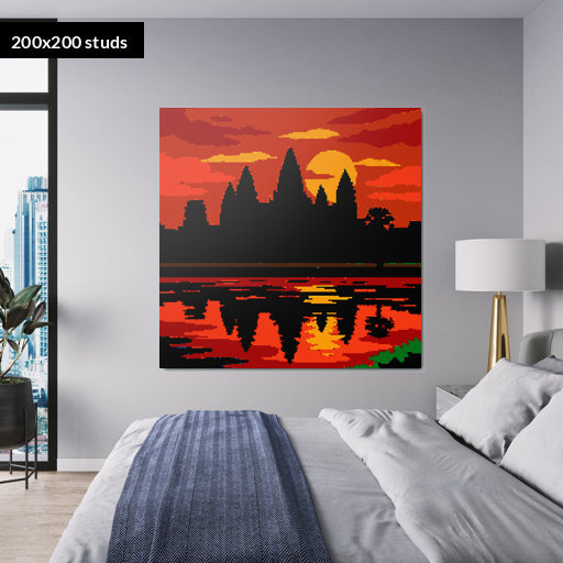 200*200studs, 160*160cm, 63*63inch