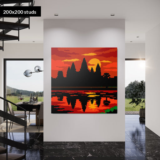 200*200studs, 160*160cm, 63*63inch