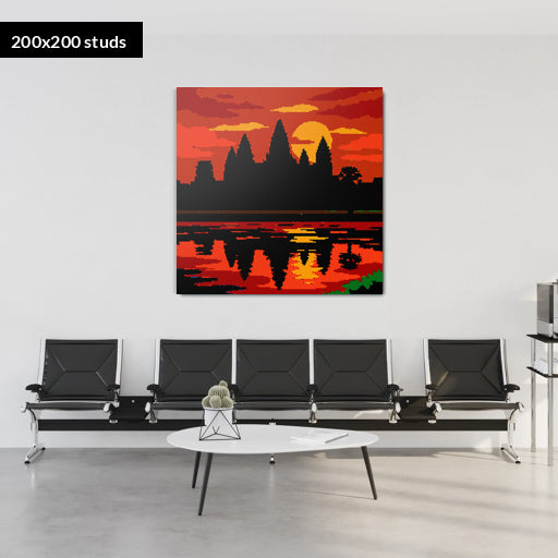 200*200studs, 160*160cm, 63*63inch