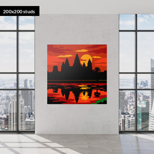 200*200studs, 160*160cm, 63*63inch