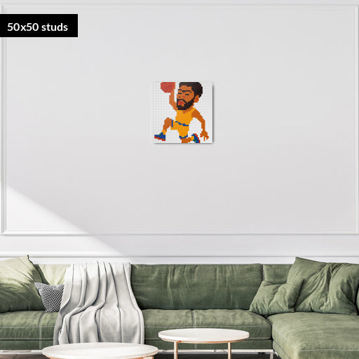50*50studs, 40*40cm, 15,75*15,75inch
