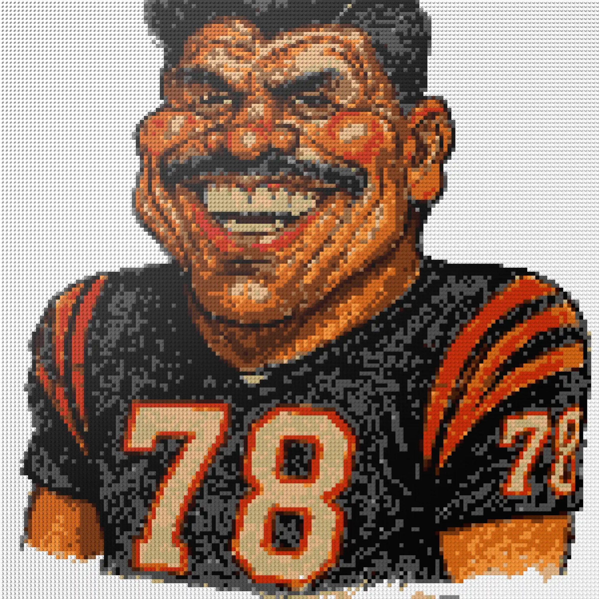 150*150studs, 120*120cm, 47,25*47,25inch