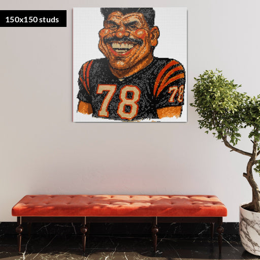 150*150studs, 120*120cm, 47,25*47,25inch