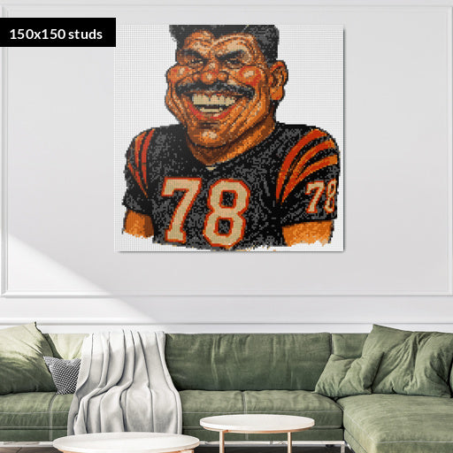 150*150studs, 120*120cm, 47,25*47,25inch