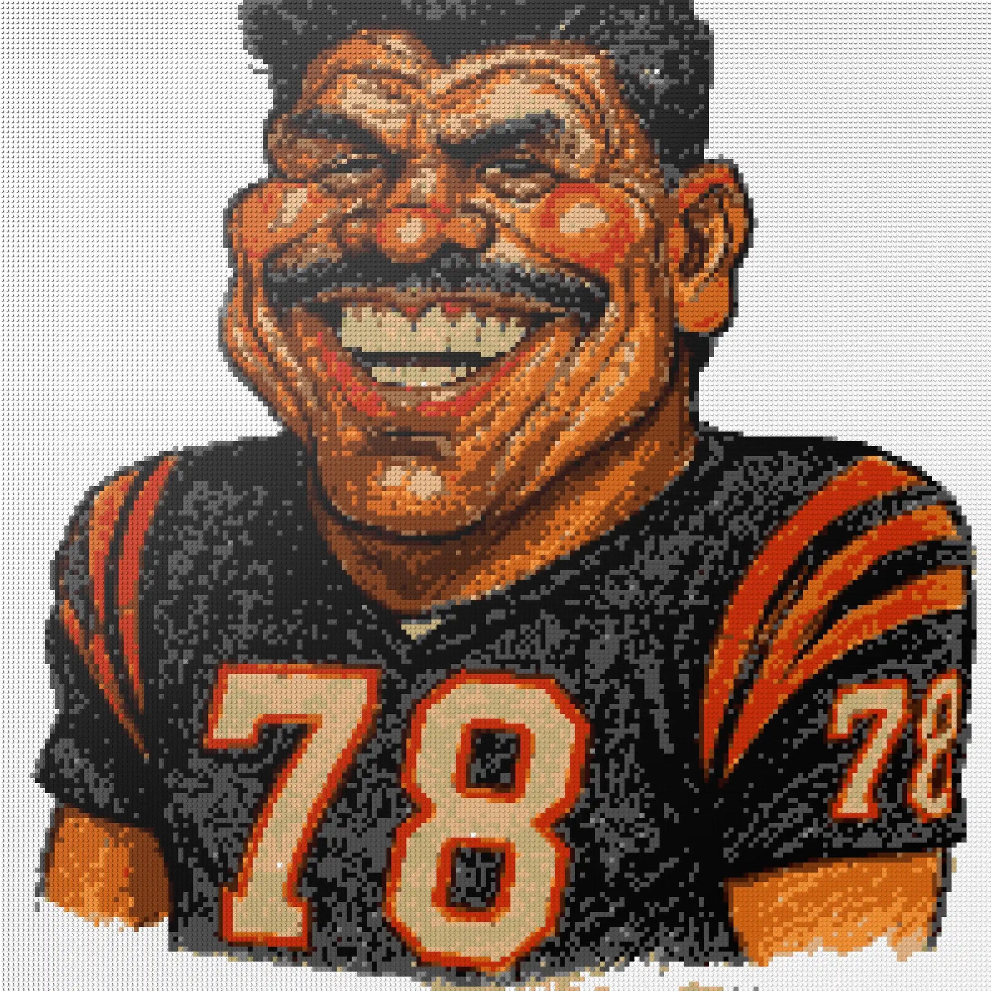 200*200studs, 160*160cm, 63*63inch