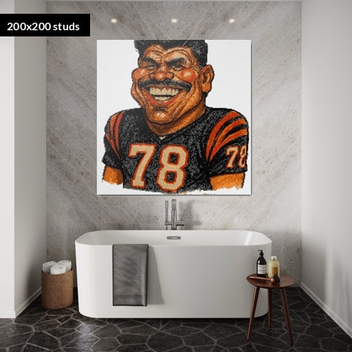 200*200studs, 160*160cm, 63*63inch