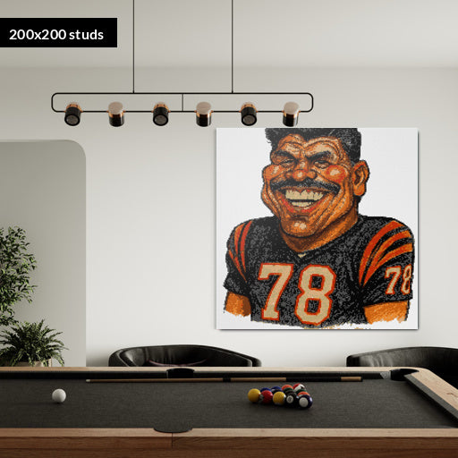 200*200studs, 160*160cm, 63*63inch