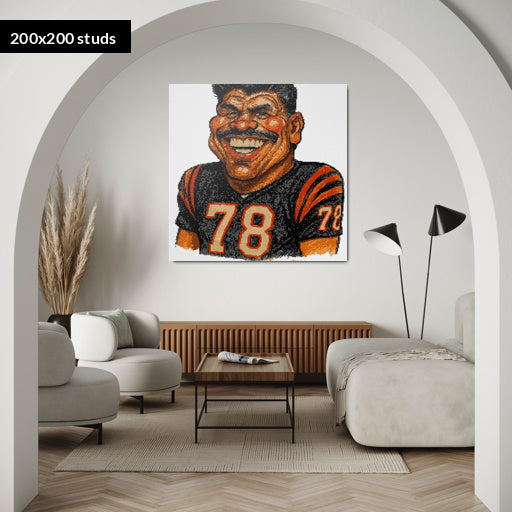 200*200studs, 160*160cm, 63*63inch