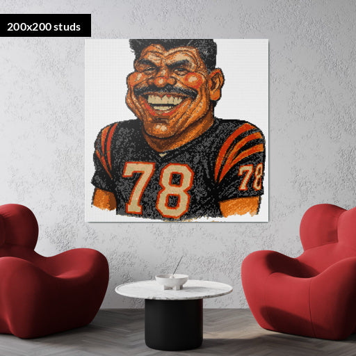 200*200studs, 160*160cm, 63*63inch