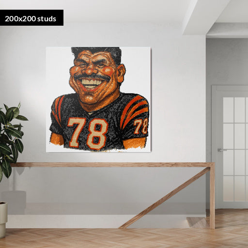 200*200studs, 160*160cm, 63*63inch