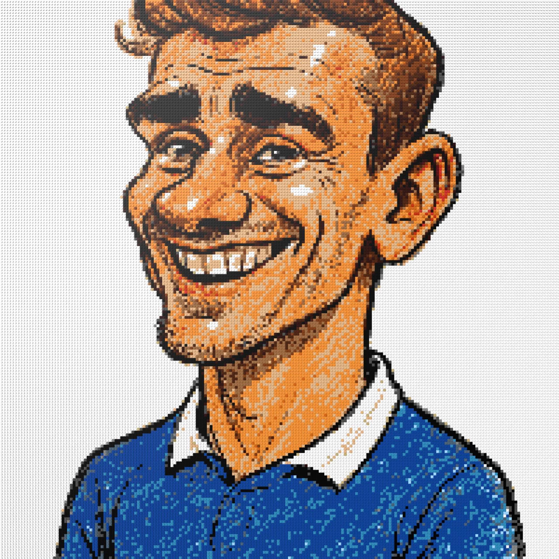 200*200studs, 160*160cm, 63*63inch