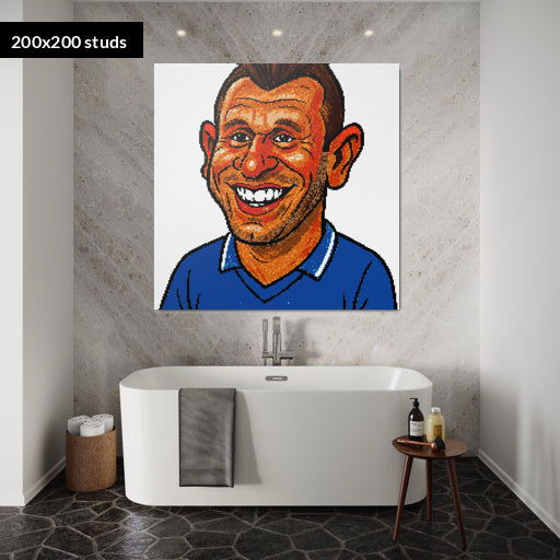 200*200studs, 160*160cm, 63*63inch