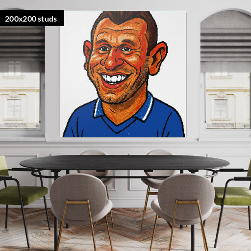 200*200studs, 160*160cm, 63*63inch