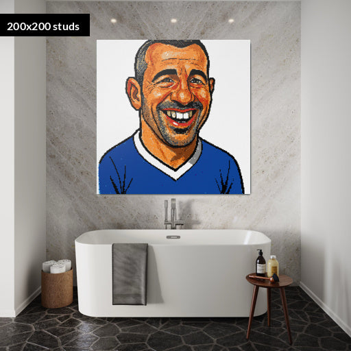 200*200studs, 160*160cm, 63*63inch