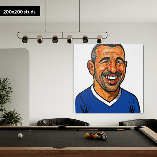 200*200studs, 160*160cm, 63*63inch