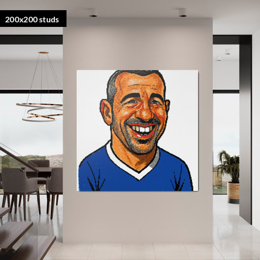 200*200studs, 160*160cm, 63*63inch