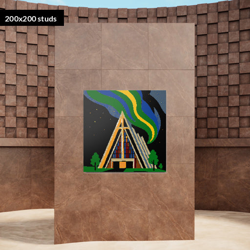 200*200studs, 160*160cm, 63*63inch