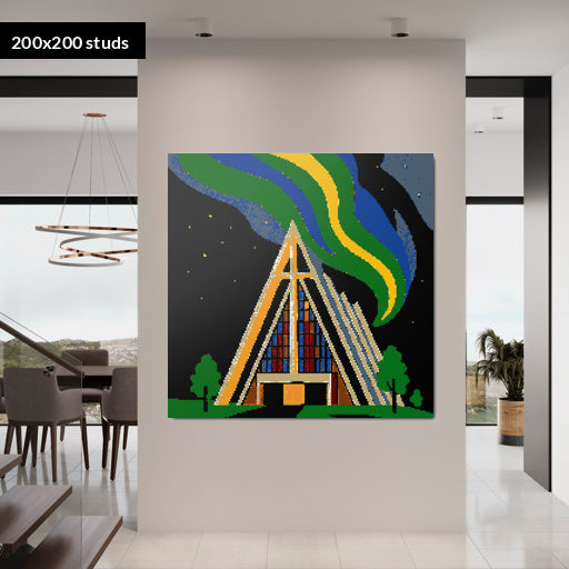 200*200studs, 160*160cm, 63*63inch