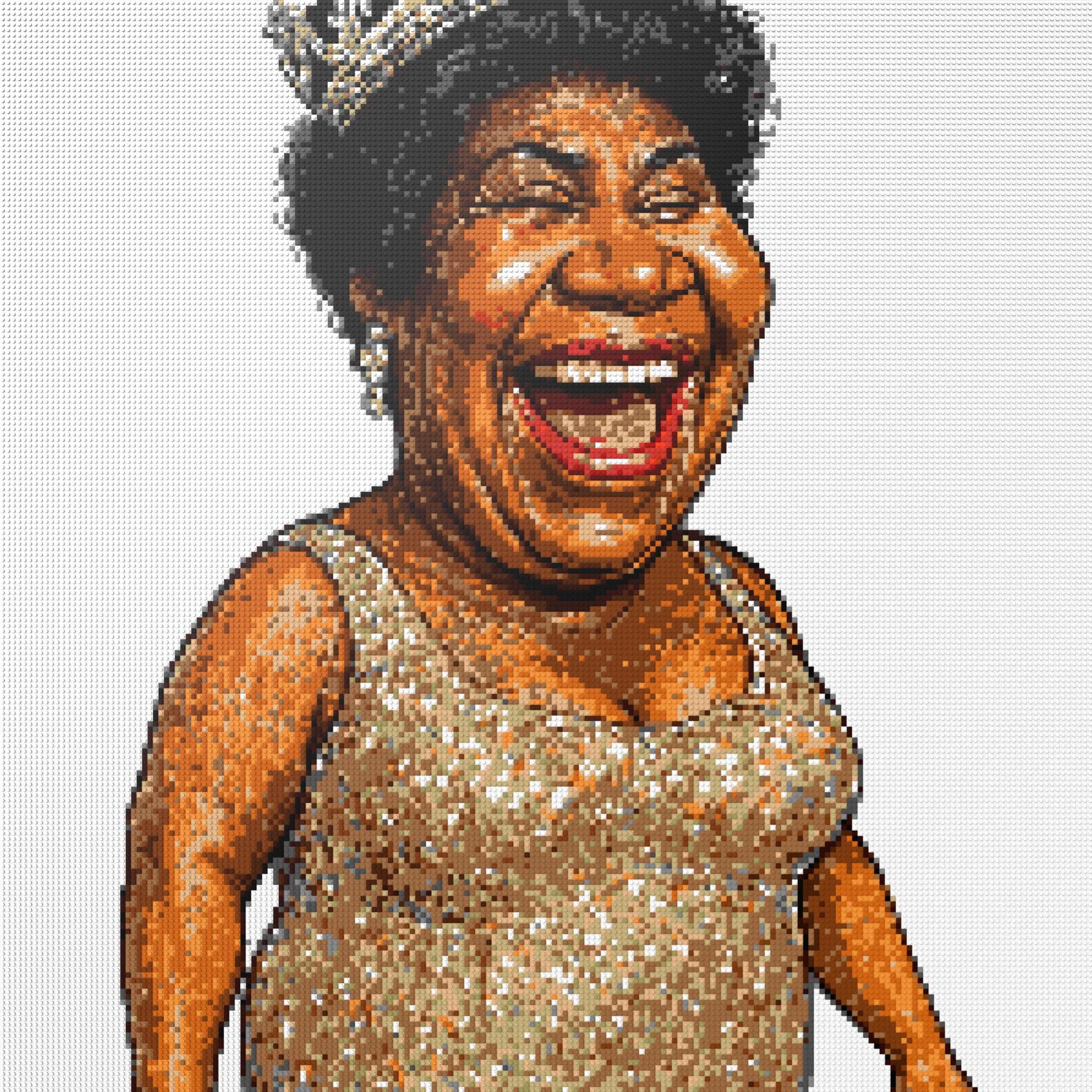 200*200studs, 160*160cm, 63*63inch