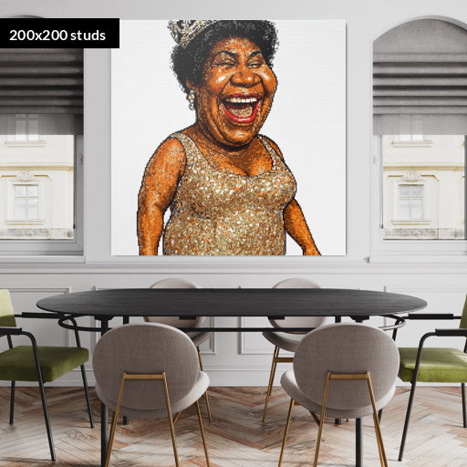 200*200studs, 160*160cm, 63*63inch