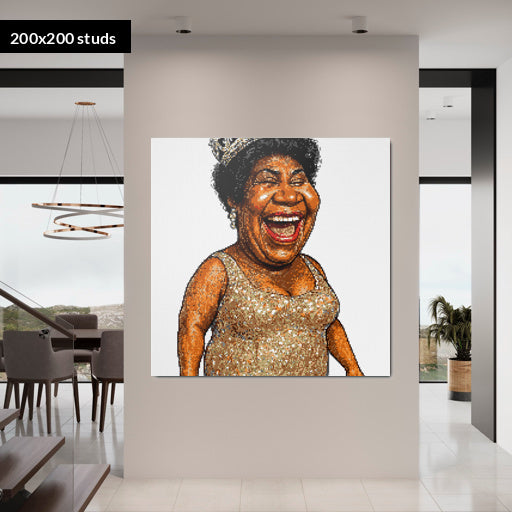 200*200studs, 160*160cm, 63*63inch