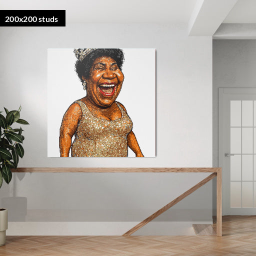 200*200studs, 160*160cm, 63*63inch