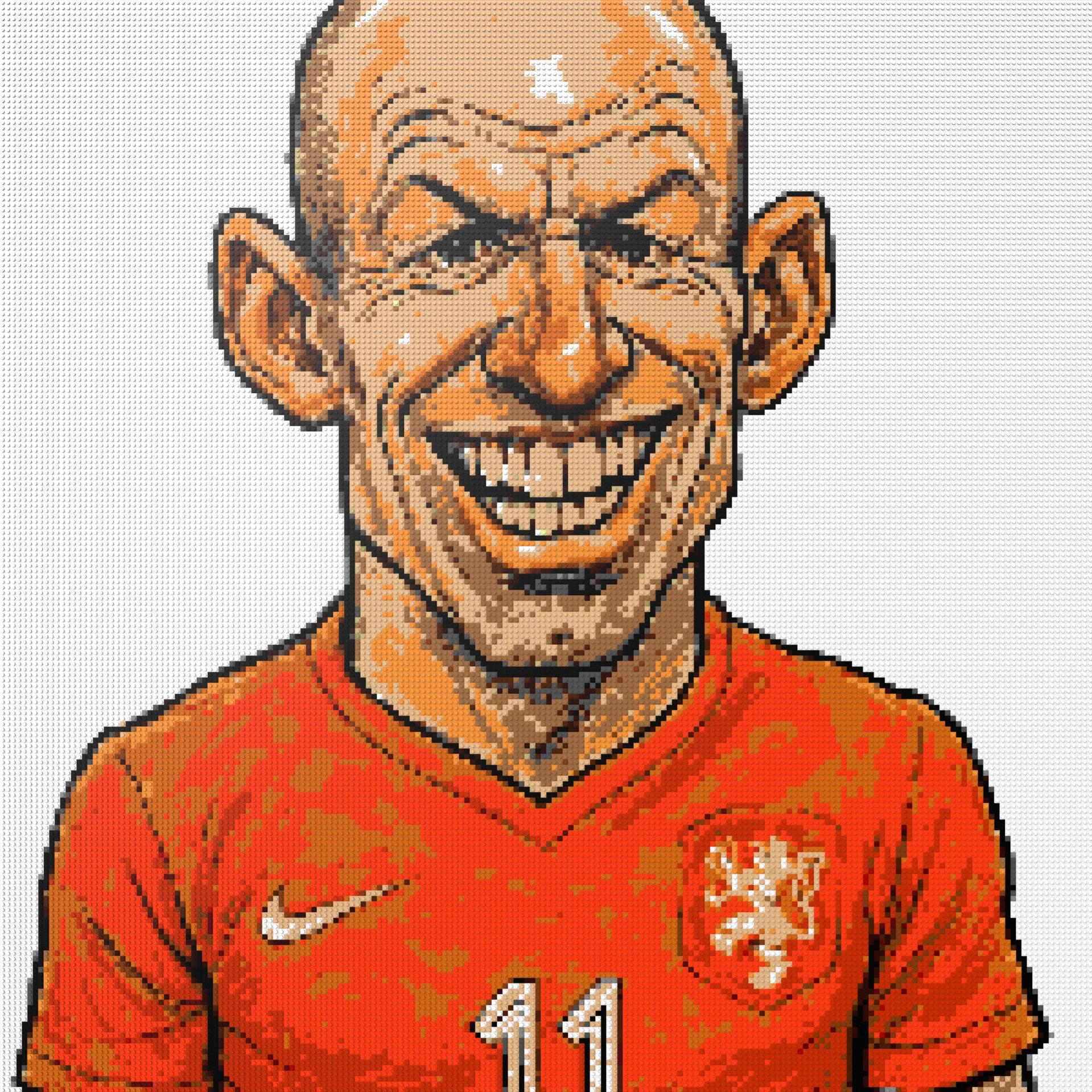 200*200studs, 160*160cm, 63*63inch