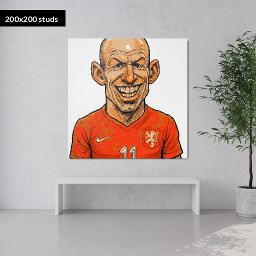 200*200studs, 160*160cm, 63*63inch