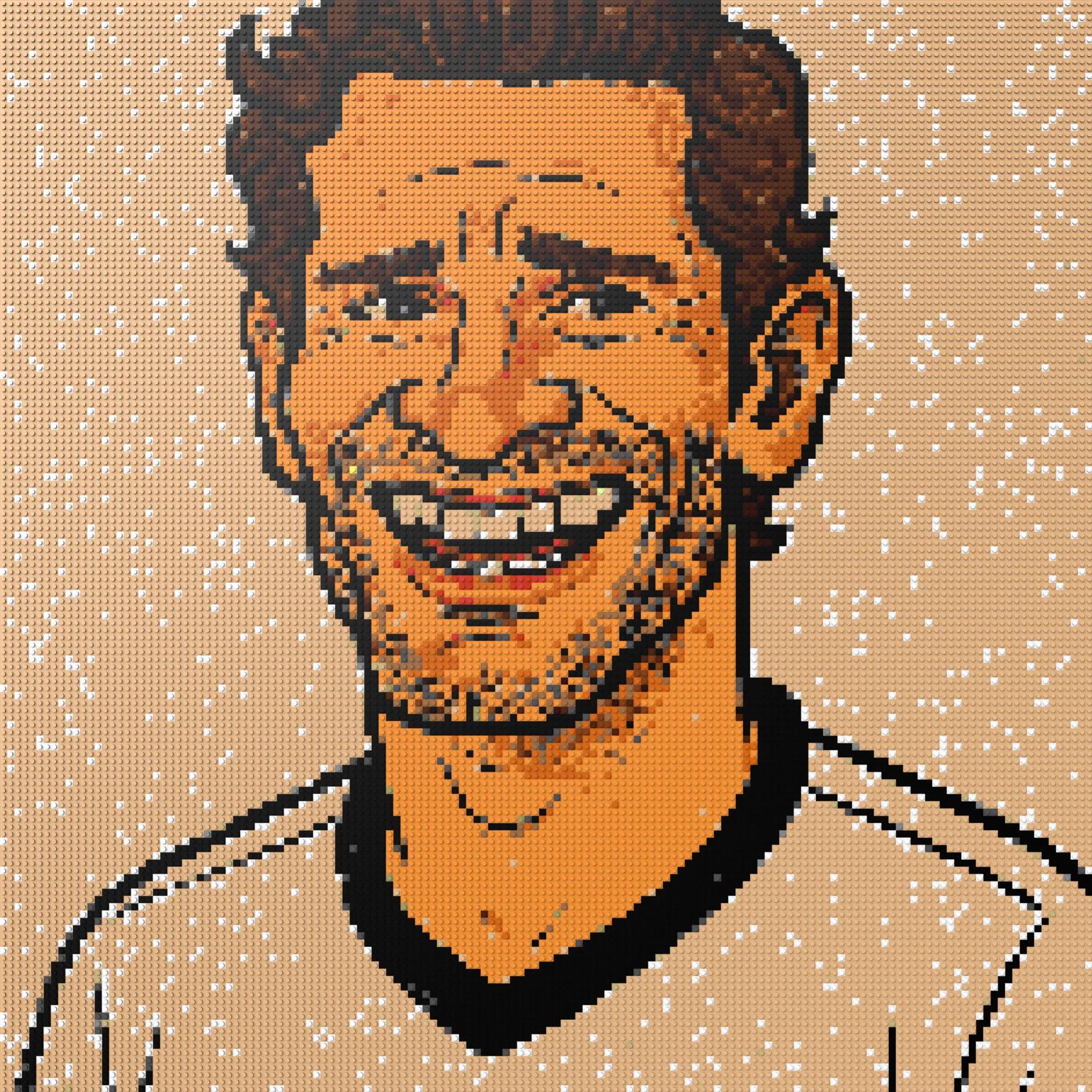 150*150studs, 120*120cm, 47,25*47,25inch